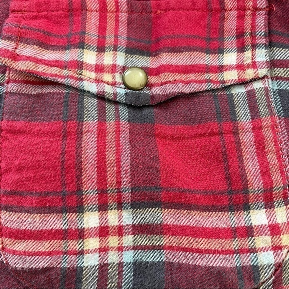 Jachs Girlfriend women’s plaid button down shirt. Size XXL - Picture 5 of 6